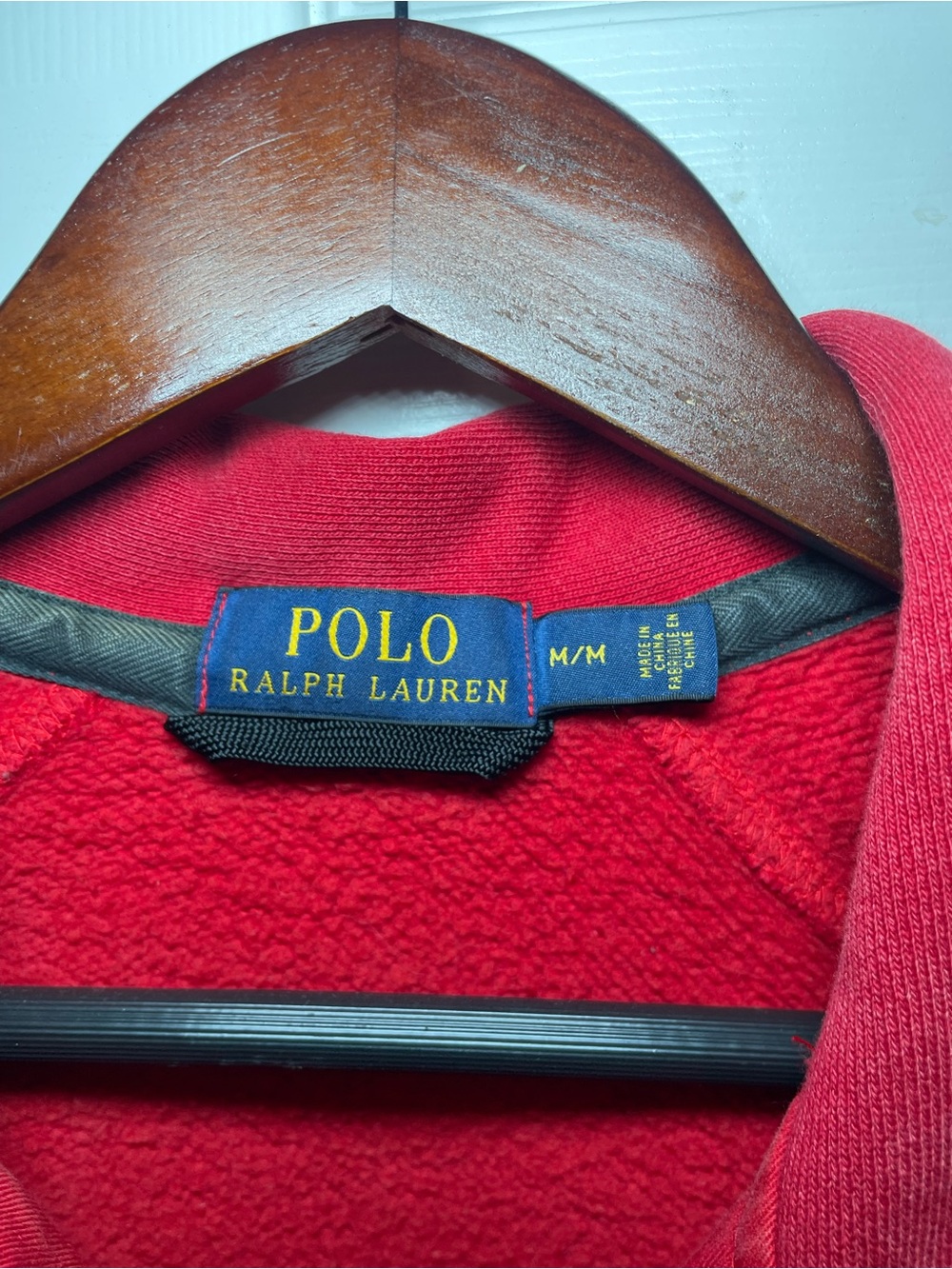 Vintage Polo Ralph Lauren Varsity Jacket Indian Head Chief Champs Red Size M - Picture 11 of 16